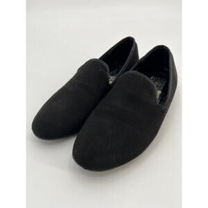 SALE Vegetarian Shoes Mens Loafers Sz UK 8/US 9 Black Slip On Shoes